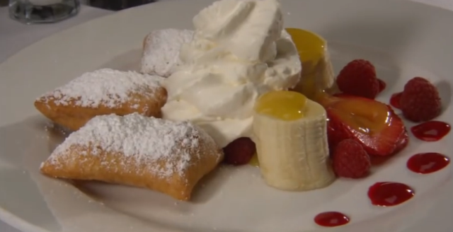 Beignets with Fresh Fruit