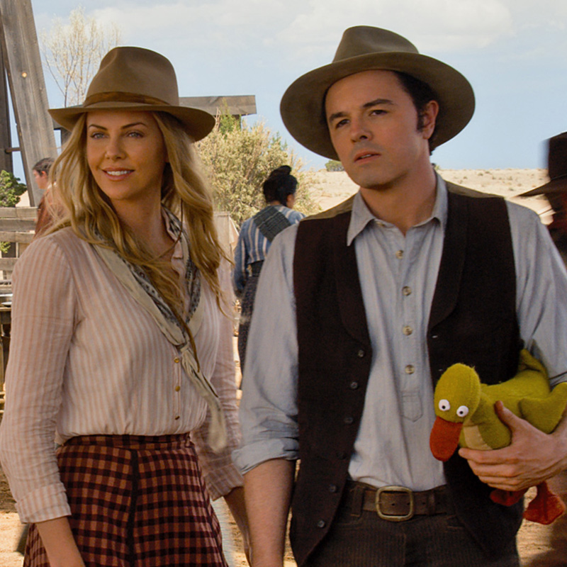 Charlize Theron and Seth MacFarlane in <i>A Milion Ways to Die in the West</i>