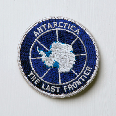 Antarctica Patch, contributed by Micaela Neus; Courtesy of A People's Archive of Sinking and Melting