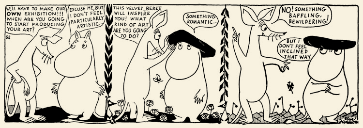 Tove Jansson, Moomin and the Brigands,1953; Courtesy Drawn & Quarterly