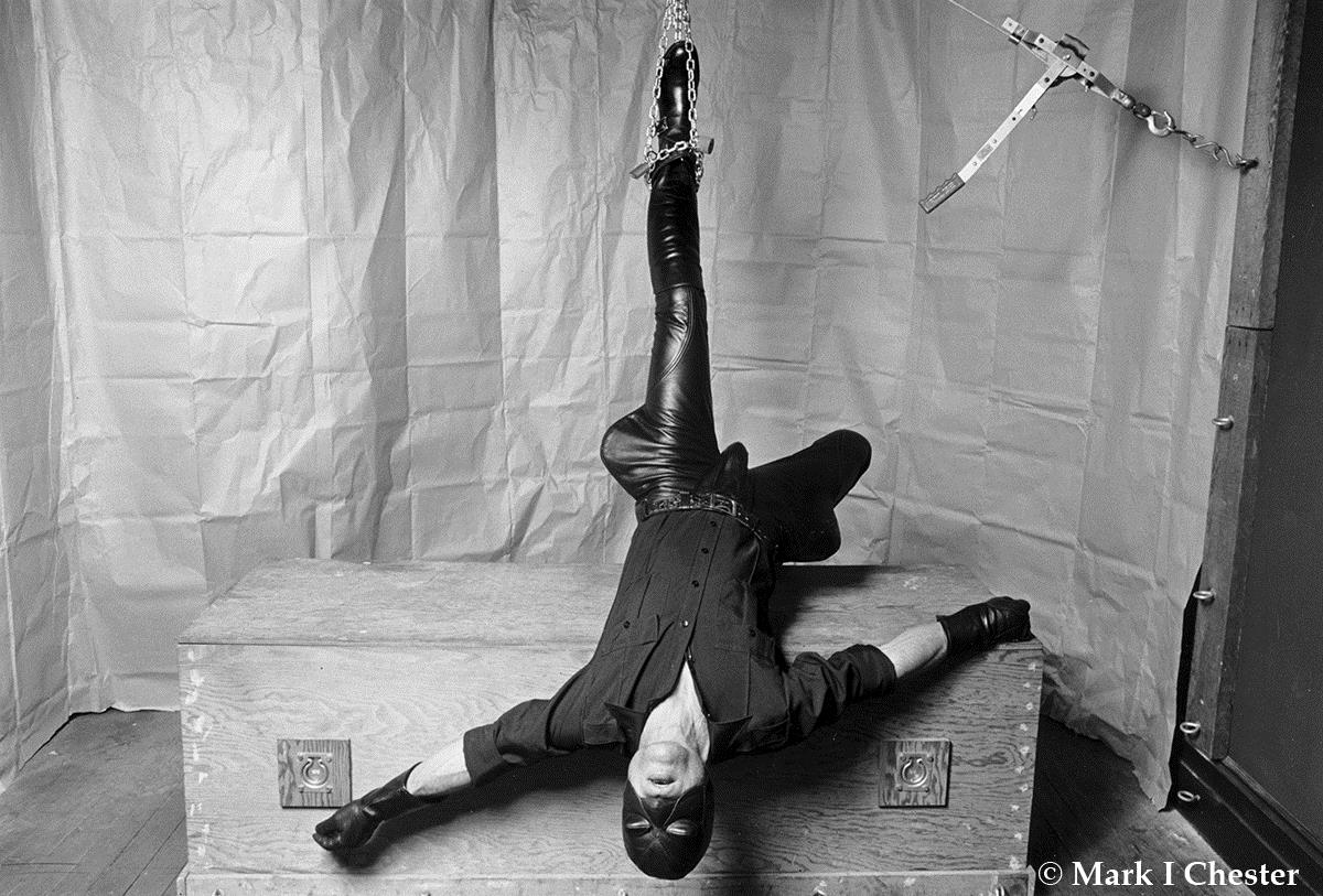 “The Hanged Man”, 1987, from the series “Sexual Portraits & Private Acts from the Warzone by Mark I. Chester