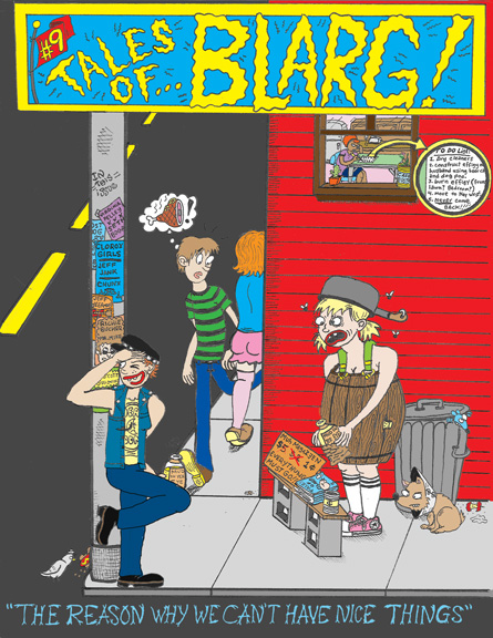 Cover of "Tales of Blarg" issue 9, from 2007