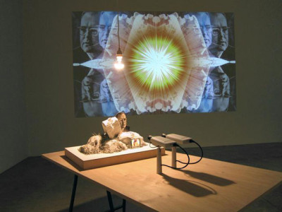 Jennifer and Kevin McCoy, <i>Priest of the Temple</i>, 2012; Courtesy of the artists and Johansson Gallery