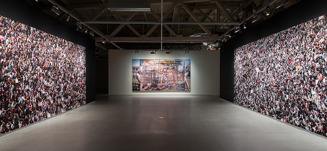 Rashid Rana, installation view, 2014; Courtesy Pier 24 Photography
