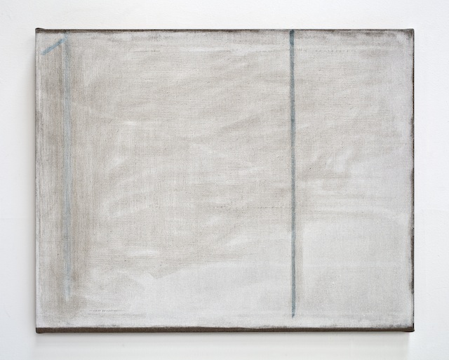 John Zurier, <i>Afternoon (S.H.G.)</i>, 2014; distemper on linen; 28 x 35 in. Courtesy of the artist and Peter Blum Gallery, New York.