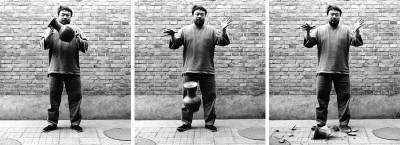 Ai Weiwei, Dropping a Han Dynasty Urn, 1995; Courtesy Art 21, WNET, New York