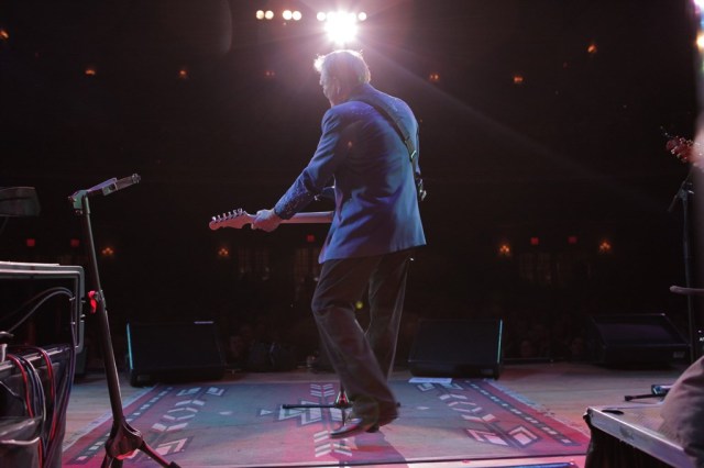 Glen Campbell performing on “The Goodbye Tour.”