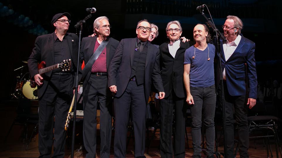 Supergroup of Elvis Costello, Lars Ulrich, Boz Scaggs and Phil Lesh