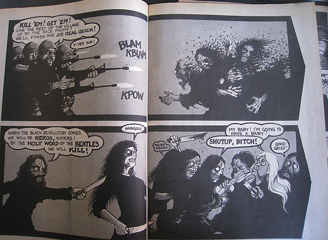 Two pages from <i>Legion of Charlies</i>