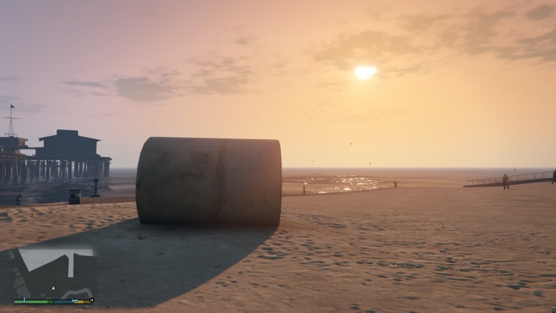 The world of Grand Theft Auto V is beautiful when explored in first person. It's also inescapably violent.