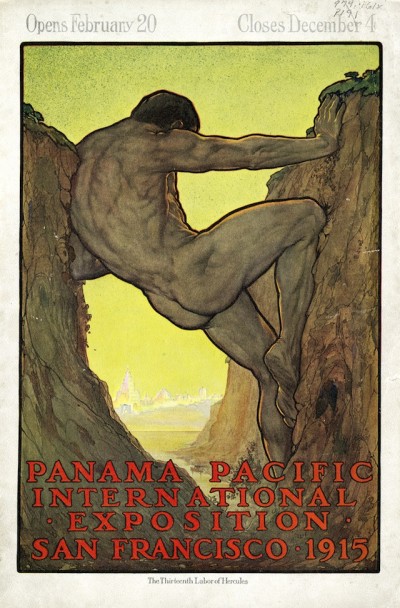 Perham Wilhelm NahlThe Thirteenth Labor of Hercules in Panama-Pacific International Exposition, 1915. Published by PPIE Co., c1914. Courtesy California Historical Society. 
