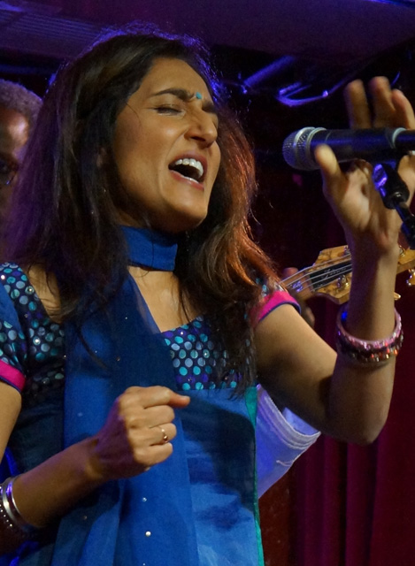 Kiran Ahluwalia credits the spontaneous collaboration at Canadian folk festivals for her cross-pollinated sound. (Photo: Swathi Reddy)