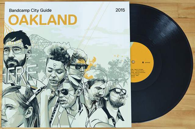The gatefold LP includes extensive liner notes about The Town. (Courtesy Bandcamp)
