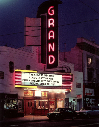 The Grand Theater in 1975. (Photo courtesy San Francisco History Association)