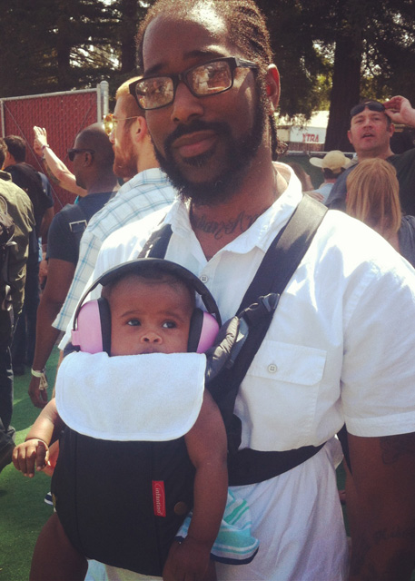 A well-prepared dad at BottleRock 2014