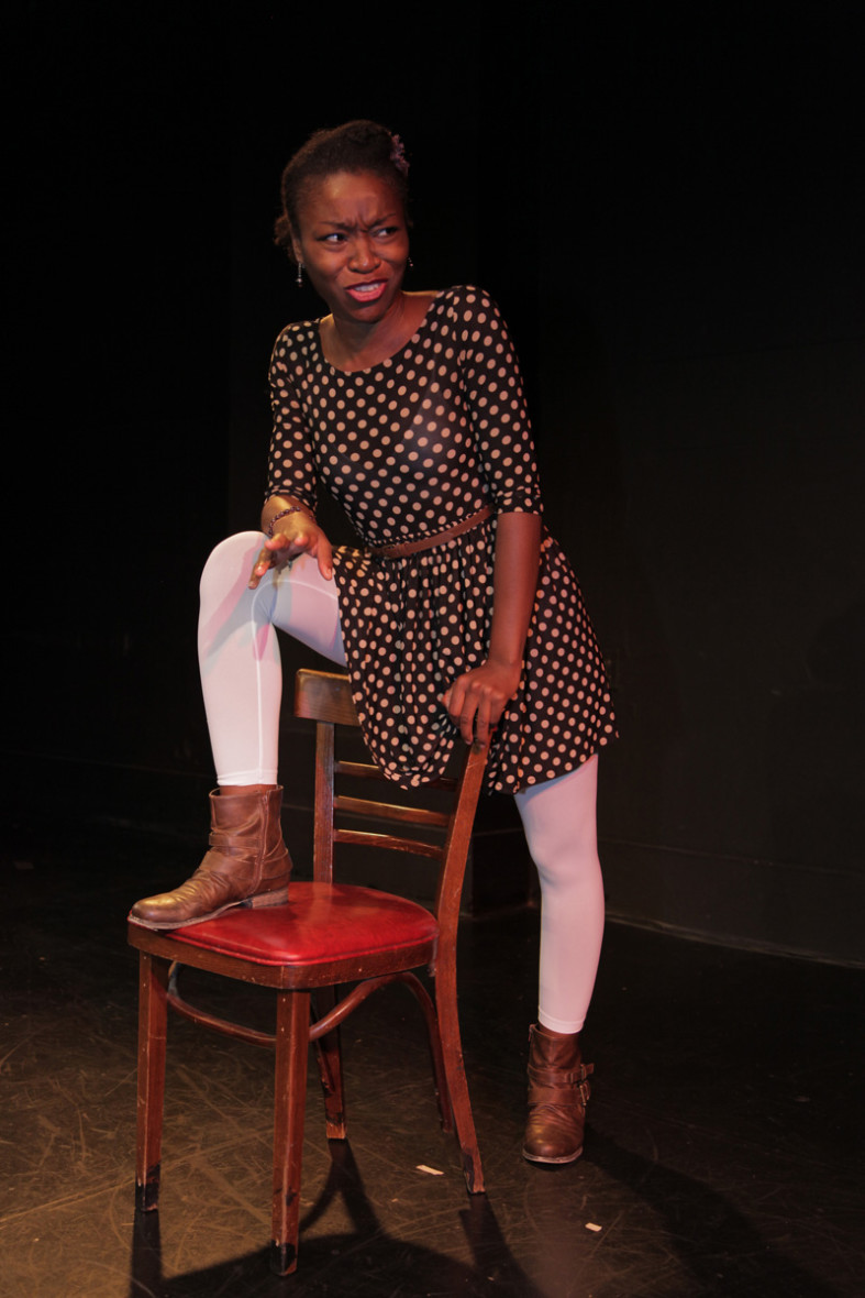 Echo Brown plays several characters besides herself in Black Virgins Are Not for Hipsters. (Photo: Alexis Keenan)