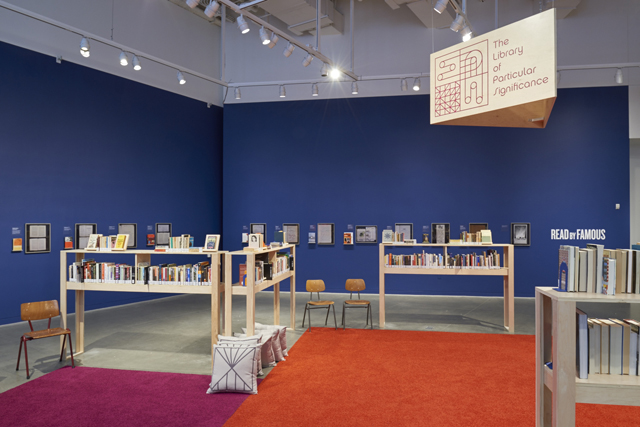 Installation view of <i>The Library of Particular Significance</i>. (Photo by Johnna Arnold)