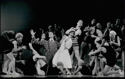 Oakland Ballet in Bronislava Nijinksa's "Le Train Bleu" in 1996. (Photo: Emilio Mercado)