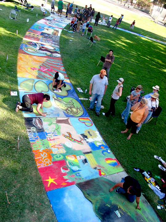 Luna Park Chalk Art Festival