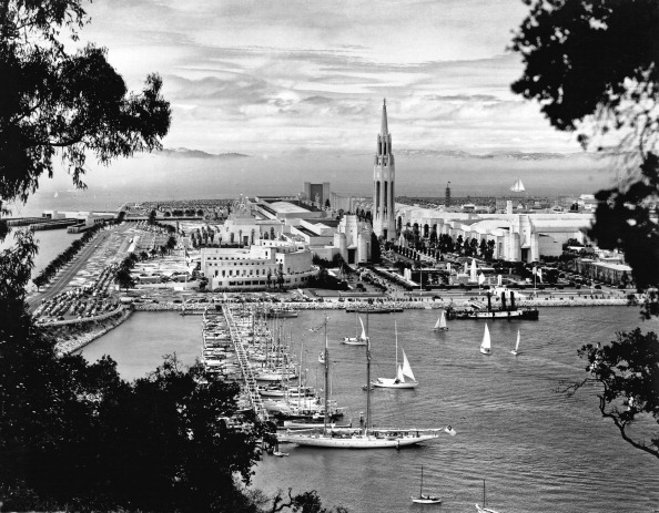 View from the Bay Bridge of the 1939 Golden Gate International Exposition, 1939. (Photo: Underwood Archives/Getty Images)