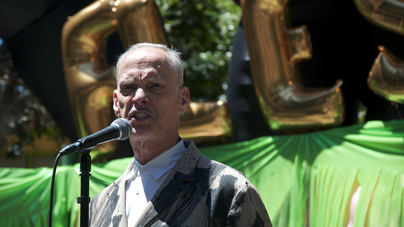 Burger Boogaloo was hosted by cultural icon and filmmaker John Waters. 