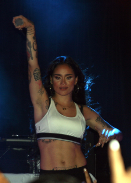 Kehlani performs at Slim's, July 26, 2015. (Photo: Gabe Meline/KQED)