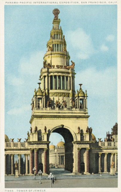 Tower of Jewels postcard. (Photo: LCDM Universal History Archive/Getty Images)