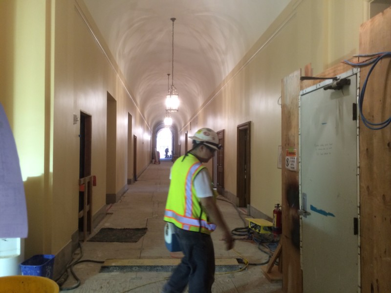 Renovations underway at the Veterans Building