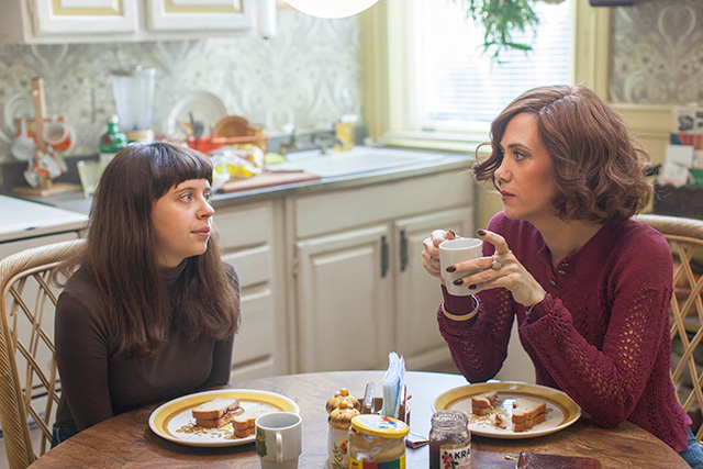 Kristen Wiig as Charlotte Goetze and Bel Powley as Minnie Goetze. (Photo: Sam Emerson/Sony Pictures Classics)
