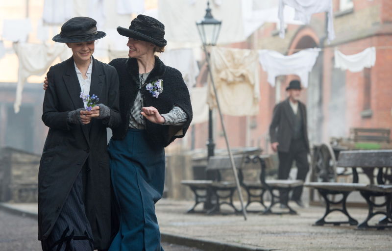 Carey Mulligan and Anne-Marie Duff in Suffragette. Credit: Steffan Hill / 