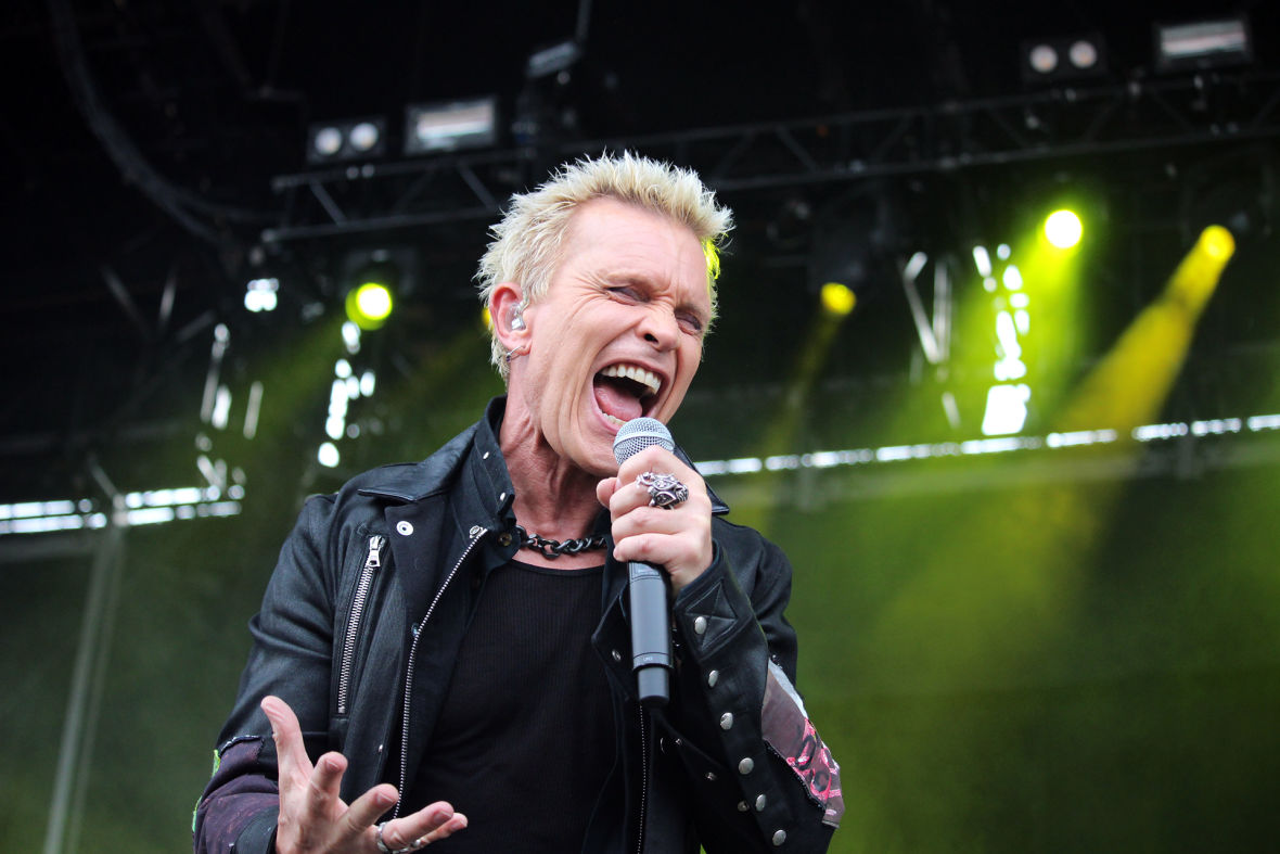Billy Idol performs at Outside Lands. Photo: Wendy Goodfriend