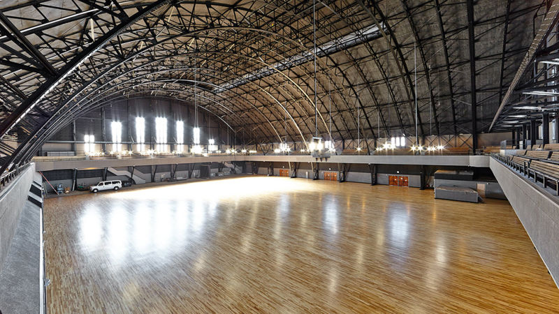 Drill Court, the new 4,000-person venue inside the Kink.com Armory