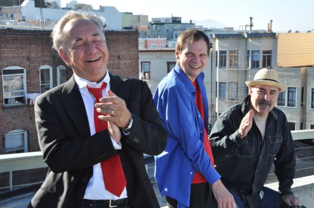 Will Durst, Larry "Bubbles" Brown and Johnny Steele in '3 Still Standing.' (Photo: Beanfield Productions)