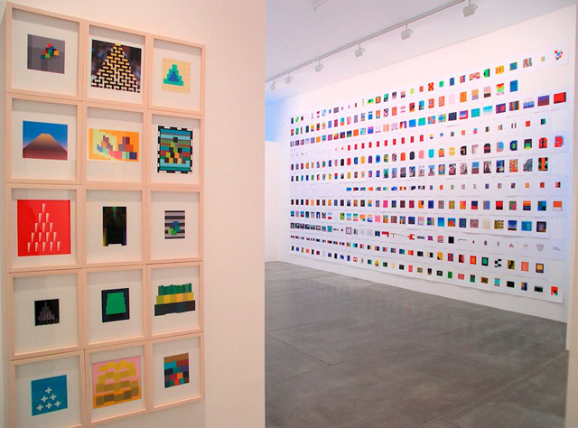 Installation view of 'Chris Ashley & Alan Disparte,' David Cunningham Projects, 2008. (Photo: David Cunningham Projects)