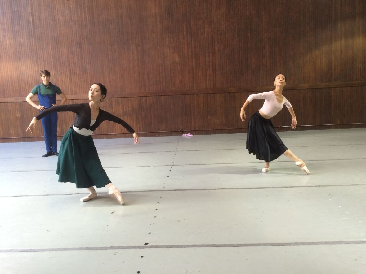 Silicon Valley Ballet company members in rehearsal for 'Giselle.'