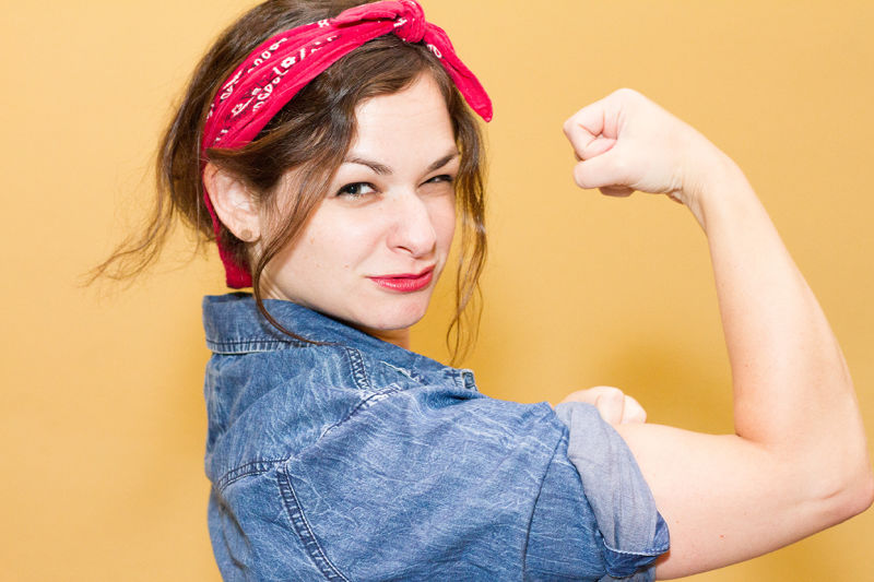 Emma Silvers as Rosie the Riveter
