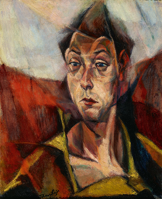 Lajos Tihanyi, 'Self-Portrait (Önarckép),' 1914.