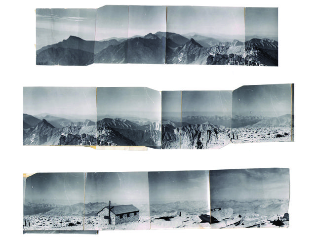 Photographs of Mt. Whitney summit by Chalrie Macquarie's grandfather Charles Woessner.