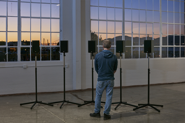 Janet Cardiff, 'The Forty Part Motet' (installation view, Gallery 308, Fort Mason Center for Arts & Culture), 2015.