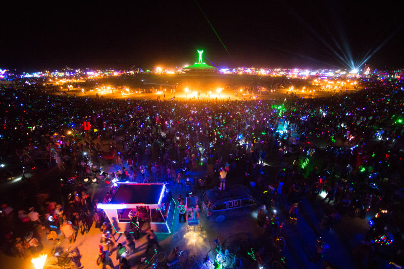 More than 65,000 people regularly attend Burning Man, which takes place over a week in Black Rock Desert. It's the largest Special Recreation Permit the Bureau of Land Management grants.