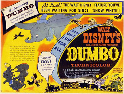 'Dumbo' poster, 1941.