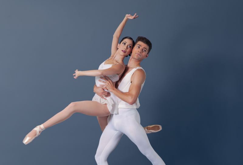 Rosselyn Ramirez and Raymond Tilton in Photo from George Balanchine’s Apollo.