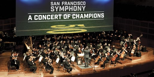 The San Francisco Symphony accompanies an evening of NFL Films
