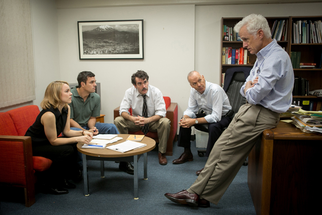 Rachel McAdams, Mark Ruffalo, Brian d’Arcy, Michael Keaton and John Slattery in best picture nominated 'Spotlight.'