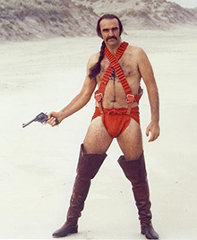 “In the year 2293 A.D., Sean Connery will wear a red loincloth and bandoliers, and he will liberate a society from the onus of eternal life."