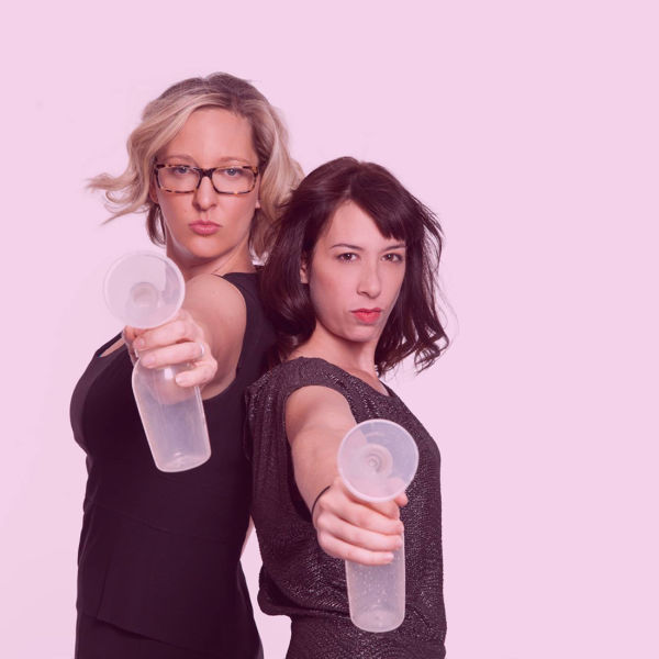Theresa Thorn and Biz Ellis of One Bad Mother podcast; Courtesy Maximum Fun 