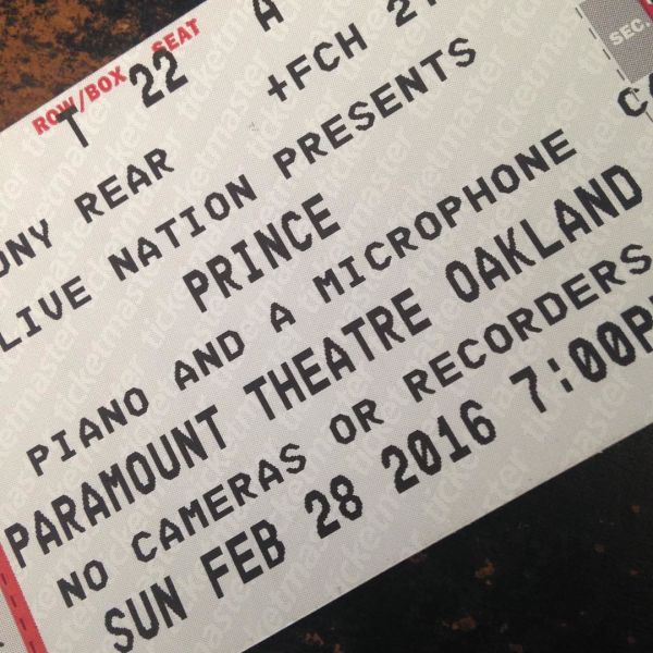 Ticket prices for Prince's Oakland shows ranged from $97 to $273, before fees.