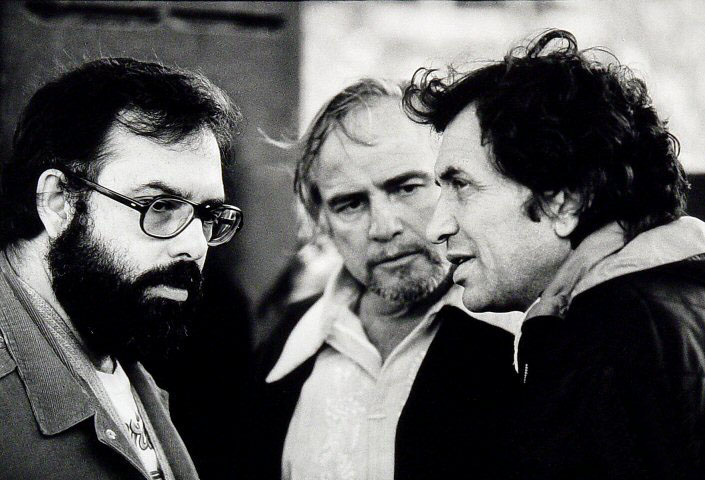 Bill Graham, Marlon Brando, and Francis Ford Coppola