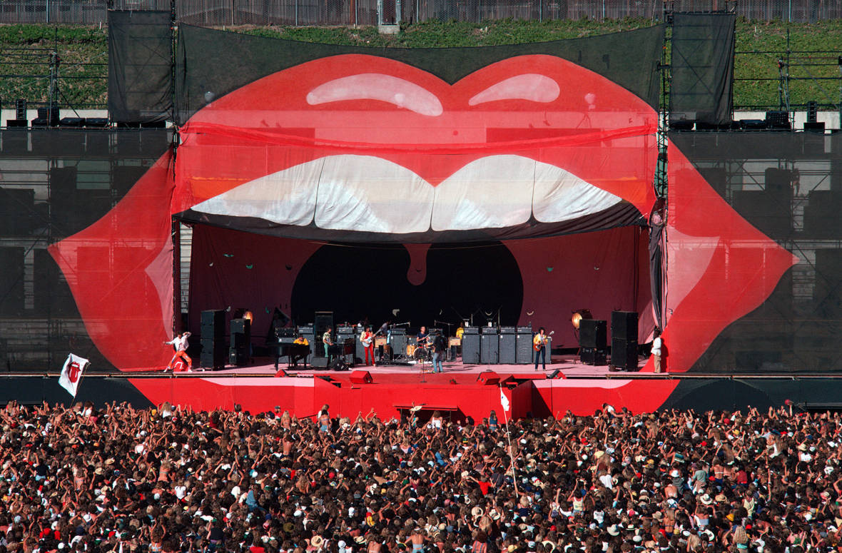 The Rolling Stones at Day on the Green, Oakland Coliseium, July 26, 1978.