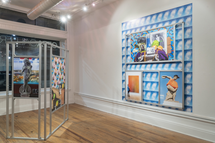 Nando Alvarez-Perez, Installation view of 'Totems for a Flattened Now,' CEPA Gallery, Buffalo, NY, 2016.